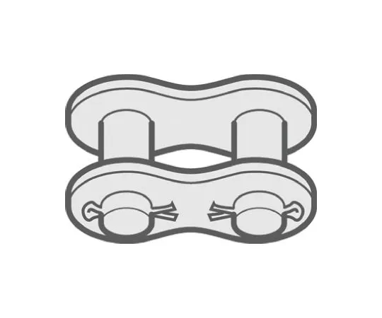 64-0403-35　Renold Steel Roller Chain Link, Chain Type 24B-1　24B1S11