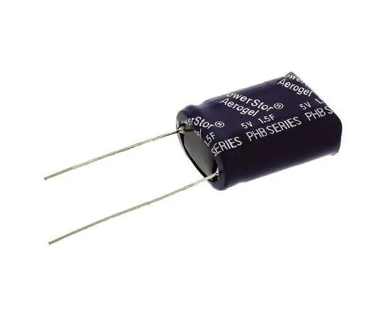 64-0570-91　Cooper Bussmann 2.5F Supercapacitor EDLC -10 → +30% Tolerance Supercap PHB Series 5V dc Through Hole　PHB-5R0V255-R