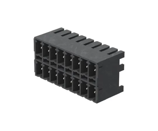 64-0466-29　Weidmüller OMNIMATE SC, 10 Way, 2 Row, Right Angle PCB Header　SCD 3.81/10/90G 3.2SN BK BX - 1973130000