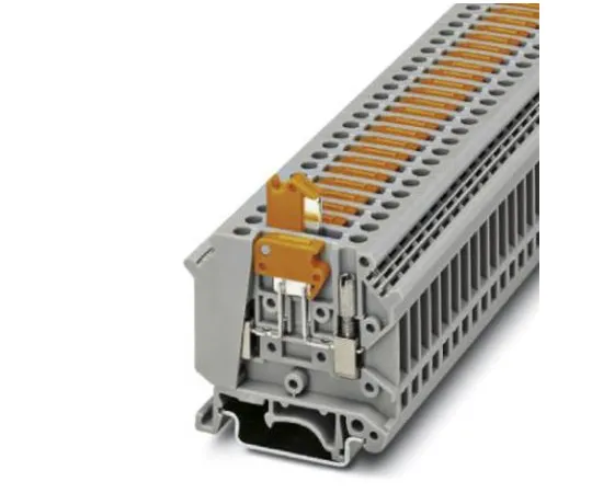 64-0637-31　Phoenix Contact, UK 5-MTK-P/P BU Series , 500 V Knife Disconnect Terminal Block, Screw Termination　3004058