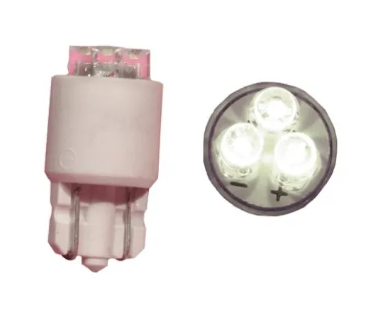 64-0367-56　LED Reflector Bulb, Wedge, White, 10.4mm dia., 12 V dc　LE-0903-02W