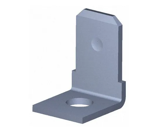 64-0380-22　TE Connectivity FASTON .250 Series , 90° Mount Angle Stud Mount Tab Terminal, 6.35 x 0.81mm　42095-1