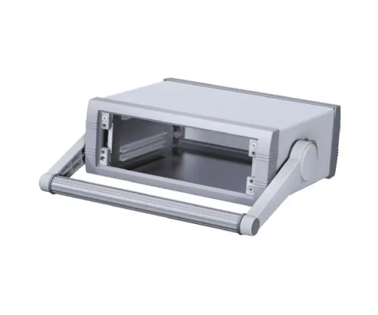 64-0602-12　Aluminium Project Box, Grey, 231.62 x 193.28 x 85.7mm　M5623135