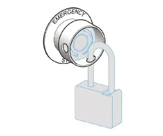 64-0480-04　Schneider Electric Padlocking Device for *** with XB4 BS844 Series, XB4 BS9445 Series, ZB4 BS844 Series, ZB4 BS944　ZBZ3605