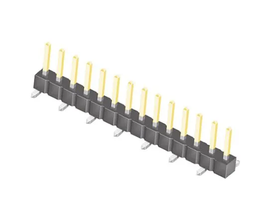 64-0582-63　Samtec TSM, 14 Way, 1 Row, Straight Pin Header　TSM-114-02-L-SV