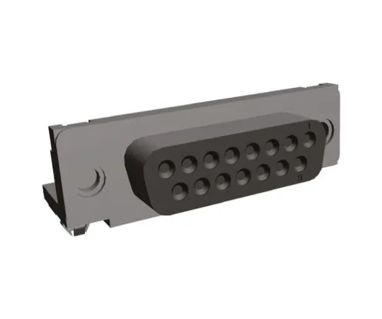 64-0535-66　TE Connectivity Amplimite HD-20 Series, 15 Way Right Angle Through Hole PCB D-sub Connector Socket, 2.74mm Pitch, with　5788798-1