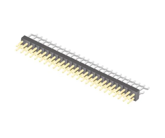 64-0590-51　Samtec TSM, 50 Way, 2 Row, Right Angle Pin Header　TSM-125-01-L-DH