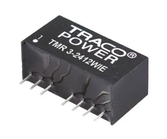 64-0607-70　TRACOPOWER TMR 3HI 3W Isolated DC-DC Converter Through Hole, Voltage in 18 → 36 V dc, Voltage out 12V dc　TMR 3-2412HI