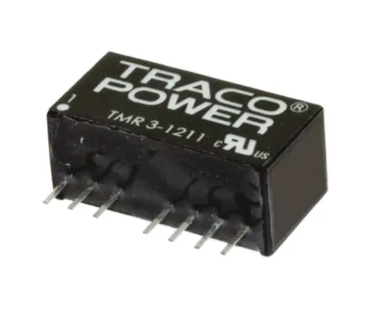 64-0607-23　TRACOPOWER TMR 3WIE 3W Isolated DC-DC Converter Through Hole, Voltage in 4.5 → 18 V dc, Voltage out 15V dc　TMR 3-1213WIE