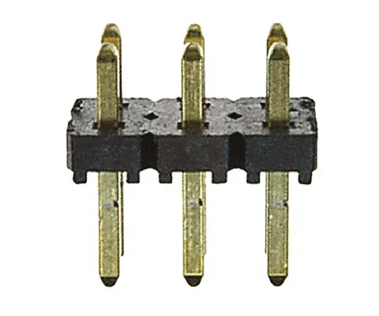 64-0581-39　Samtec Flex Stack TLW, 6 Way, 2 Row, Straight Pin Header　TLW-103-05-G-D