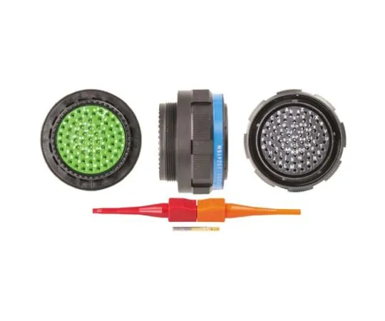 64-0573-85　Souriau 8D Series, 61 Way Cable Mount MIL Spec Circular Connector Plug, Socket Contacts,Shell Size 25, Screw Coupling,　8D525Z61SN