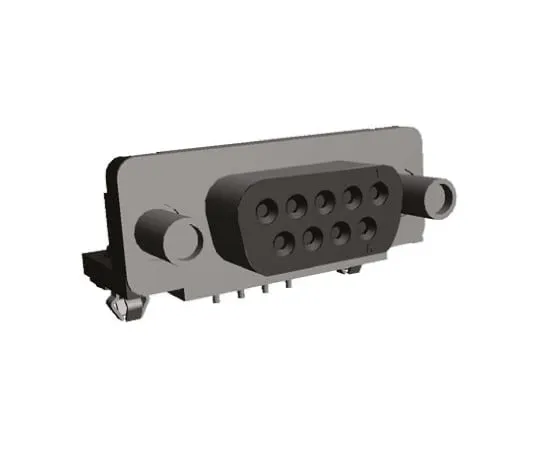 64-0462-31　TE Connectivity AMPLIMITE HD-20 Series, 9 Way Right Angle Through Hole PCB D-sub Connector Socket　5747844-5