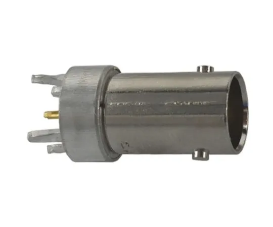 64-0353-02　TE Connectivity BNC Series Straight 50Ω PCB Mount BNC Connector, jack, Nickel, Through Hole Termination　5222006-1