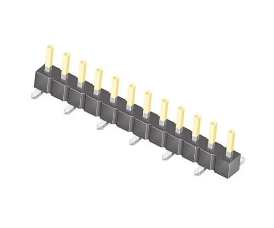 64-0582-54　Samtec TSM, 12 Way, 1 Row, Straight Pin Header　TSM-112-01-L-SV