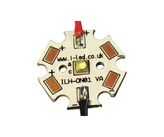 64-0350-99　ILS ILH-OW01-DEBL-SC211-WIR200., OSLON 150 1+ PowerStar Circular LED Array, 1 Blue LED　ILH-OW01-DEBL-SC211-WIR200.