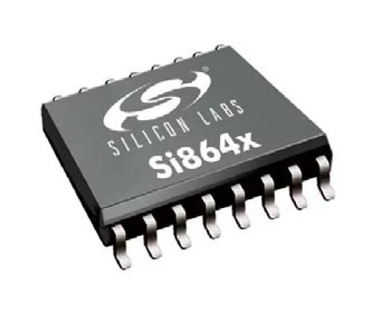 64-0518-29　Si8640BD-B-IS Silicon Labs, PCB SMT, 4-Channel Digital Isolator 150MBps, 5 kV, 16-Pin SOIC W　Si8640BD-B-IS