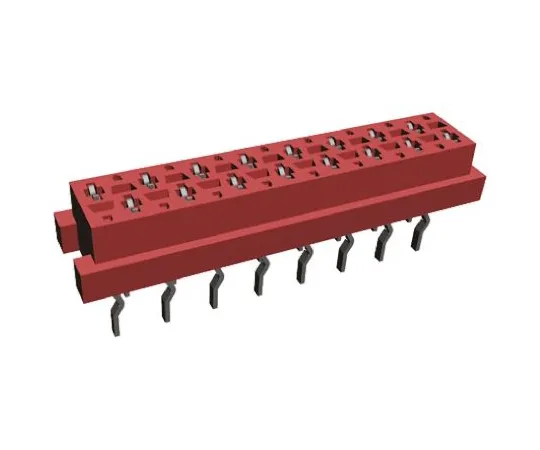 64-0494-14　TE Connectivity Micro-MaTch Series 2.54mm Pitch 16 Way 2 Row Straight PCB Socket, Through Hole, Solder Termination　8-215079-6