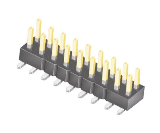 64-0582-41　Samtec TSM, 18 Way, 2 Row, Straight Pin Header　TSM-109-01-L-DV