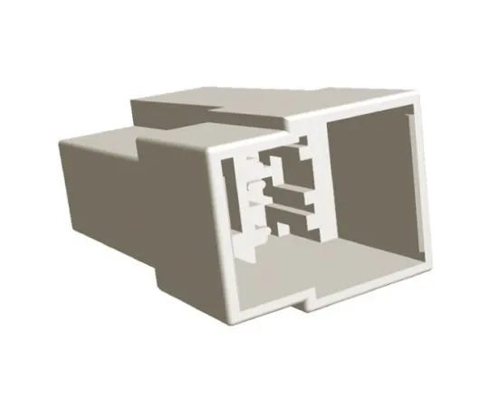 64-0492-01　TE Connectivity FASTIN-FASTON .250 Series, 3 Way Nylon Crimp Cover, 0.25in Tab Size, Natural　180940