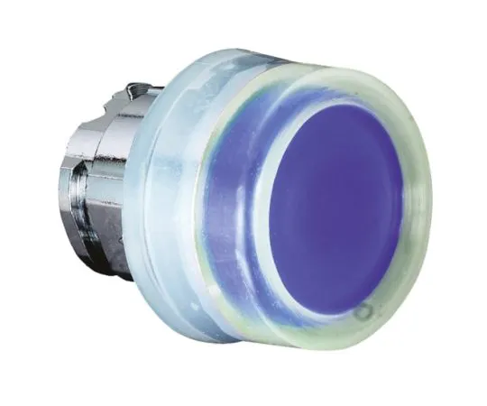 64-0498-70　Schneider Electric Harmony XB4 Series, Blue Push Button Head, Spring Return, 22mm Cutout　ZB4BP6S