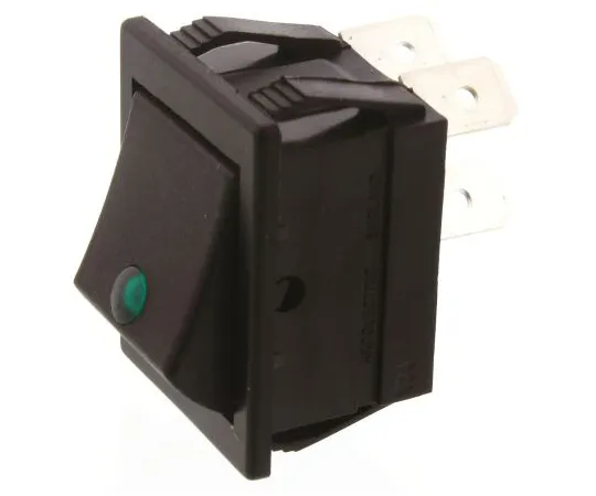 64-0505-83　Arcolectric Double Pole Single Throw (DPST), Latching Rocker Switch Panel Mount　C1553PLNACB