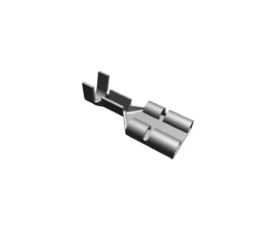 64-0394-81　TE Connectivity FASTON .250 Series Crimp Receptacle, 6.35 x 0.81mm, 0.3mm² to 0.8mm², 22AWG to 18AWG, Tin Plated　737439-2