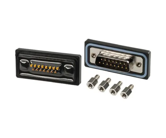 64-0402-01　Amphenol SDB Series Panel Mount, 15 Pin D-sub Connector Plug, Shell Size A Waterproof D-Sub　SDB-15PMMS-SL8001