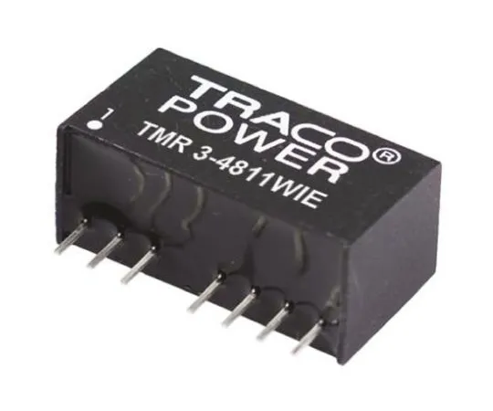 64-0607-49　TRACOPOWER TMR 3WIE 3W Isolated DC-DC Converter Through Hole, Voltage in 18 → 75 V dc, Voltage out ±15V dc　TMR 3-4823WIE