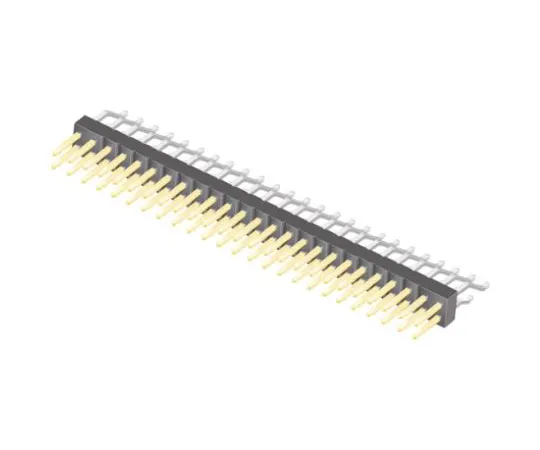 64-0590-54　Samtec TSM, 50 Way, 2 Row, Right Angle Pin Header　TSM-125-02-L-DH