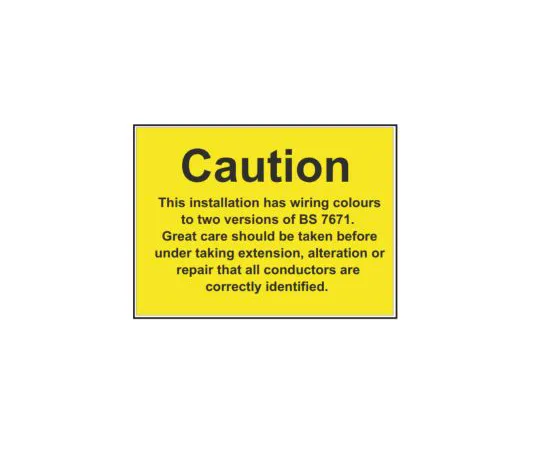 64-0635-27　RS PRO Warning Label (English), Black/Yellow Self-Adhesive Vinyl　776-0973