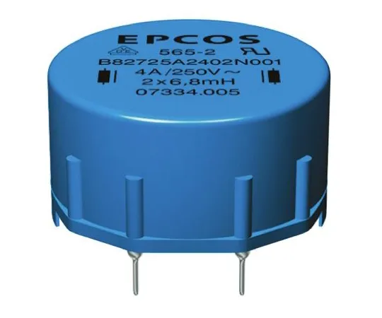 64-0615-84　EPCOS 3.9 mH ±30% Ferrite Power Inductor, 6A Idc, 40mΩ Rdc B82721A　B82725A2602N001