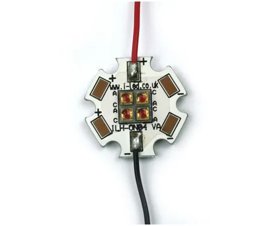 64-0406-62　ILS ILH-ON04-YELL-SC201-WIR200., OSLON4 PowerStar Circular LED Array, 4 Yellow LED　ILH-ON04-YELL-SC201-WIR200.