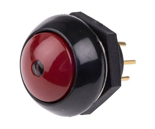 64-1343-86　Otto Single Pole Double Throw (SPDT) Momentary Red LED Push Button Switch, IP68S, Panel Mount, 28V dc　LP9-11231F21