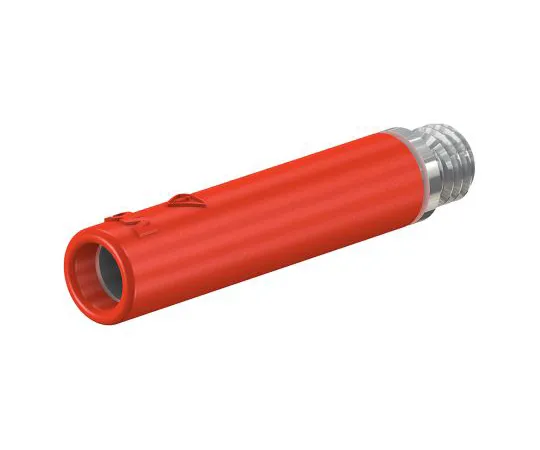 64-1339-81　Red Female, Male Banana Plug Screw 30 V ac, 60 V dc　23.1034-22