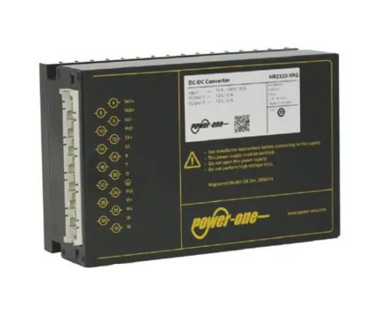 64-1397-93　BEL POWER SOLUTIONS INC HR 240W Isolated DC-DC Converter Rack Mount, Voltage in 16.8 → 150 V dc, Voltage out 12V　HR2320-9RG