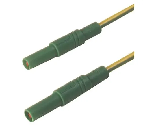 64-0681-47　Hirschmann Test & Measurement Test lead, 32A, 1000V ac/dc, Green, Yellow, 2m Lead Length　934077188