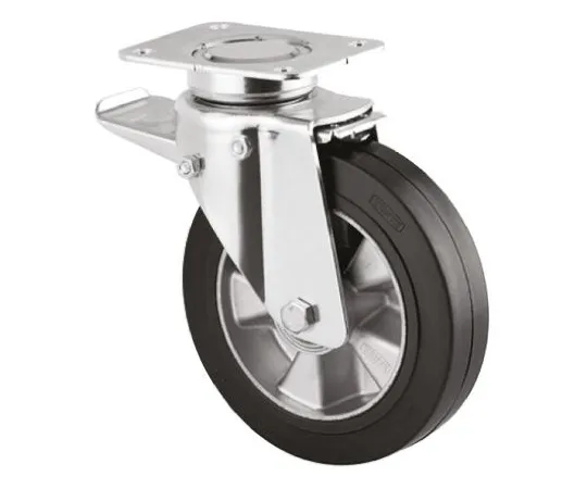 64-0680-77　Tente Braked Swivel Swivel Castor, 350kg Load Capacity, 160mm Wheel Diameter　3642IEP160P63