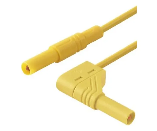 64-0681-50　Hirschmann Test & Measurement Test lead, 32A, 1000V ac/dc, Yellow, 1m Lead Length　934083103