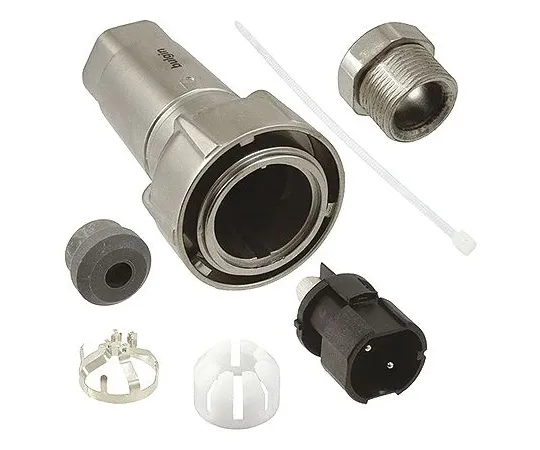 64-1323-50　Bulgin Buccaneer 7000 Series In-line Connector, 2 contacts Socket　PXM7010/02P/ST/1113/SN