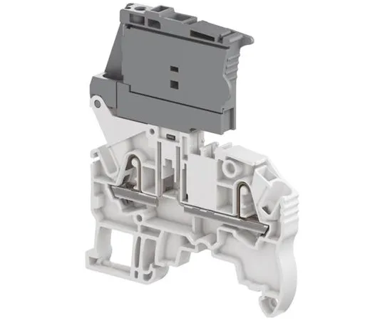 64-1374-72　Entrelec, Grey, ZK2.5 Series, 16A Single F***d DIN Rail Terminal　1SNK706410R0000