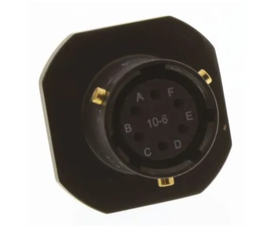 64-1362-17　Amphenol 62GB Series, 6 Way Cable Mount MIL Spec Circular Connector Receptacle, Socket Contacts,Shell Size 10, Bayonet　62GB-51T10-06SN