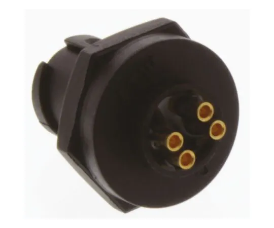 64-1340-66　Amphenol AU Series Miniature Panel Mount Connector, 4 contacts Plug　AU-04PMMS-LC7001