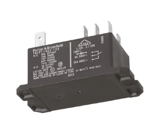 64-0657-45　TE ConnectivityT92 DPDT Non-Latching Relay Panel Mount, 110/120V ac Coil, 30A　T92P11A22-120 4-1393211-0
