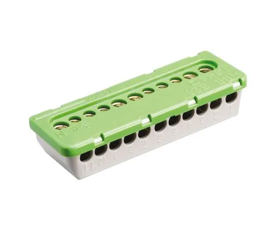 64-1339-03　Entrelec MISTRAL65 Non-F***d Terminal Block, 11 Way/Pole, Screw Terminals, 6 mm², 16 mm² Clip Mount, PE　1SPE007715F0742