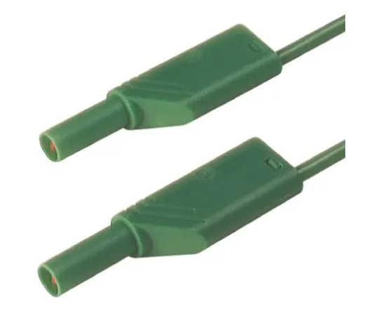 64-0681-71　Hirschmann Test & Measurement Test lead, 32A, 1000V ac/dc, Green, 2m Lead Length　934089104