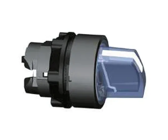 64-1387-31　Schneider Electric Harmony XB5 3 Position Selector Switch Head Standard Handle Blue Spring Return to Centre　ZB5AK1563