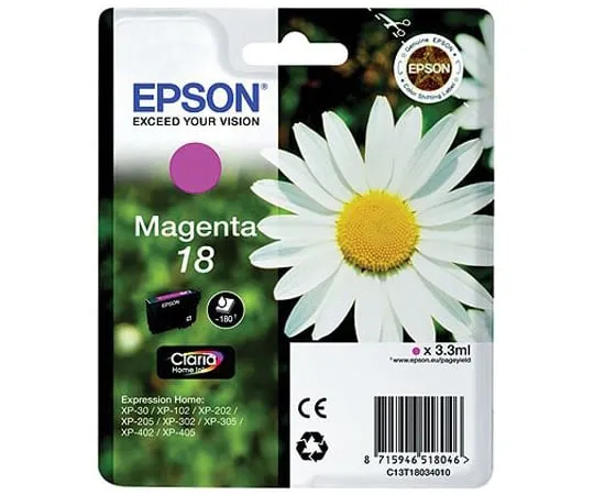 64-1330-73　Epson 18 Magenta Ink Cartridge　C13T18034010