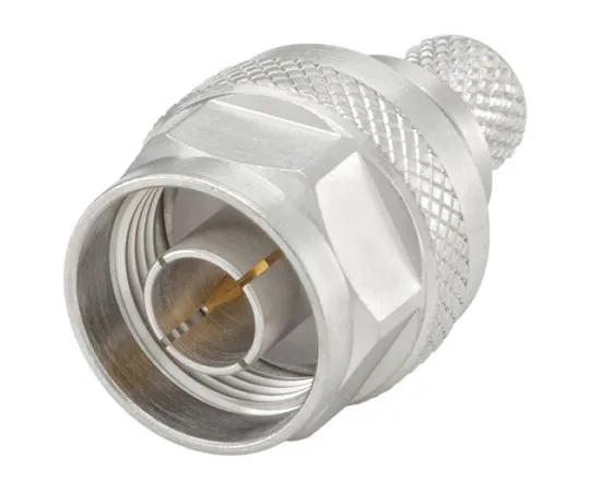 64-1398-85　Rosenberger 50Ω Straight Cable Mount N Type Connector, Plug, Crimp Termination, 0 → 11GHz, Flexible　53S101-115N5