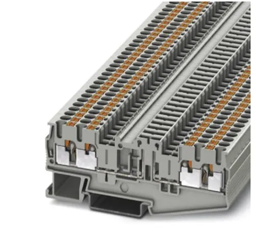 64-1376-25　Phoenix Contact, PT 2.5-QUATTRO-TGB Series , 400 V Disconnect Terminal Block, Push In Termination　3210194