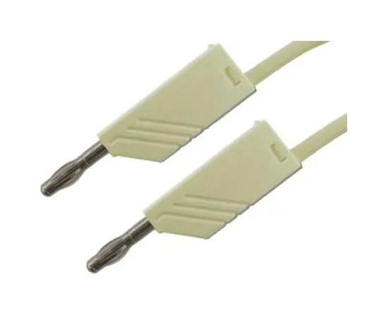 64-0681-25　Hirschmann Test & Measurement Test lead, 32A, 30 V ac, 60 V dc, White, 2m Lead Length　934066107